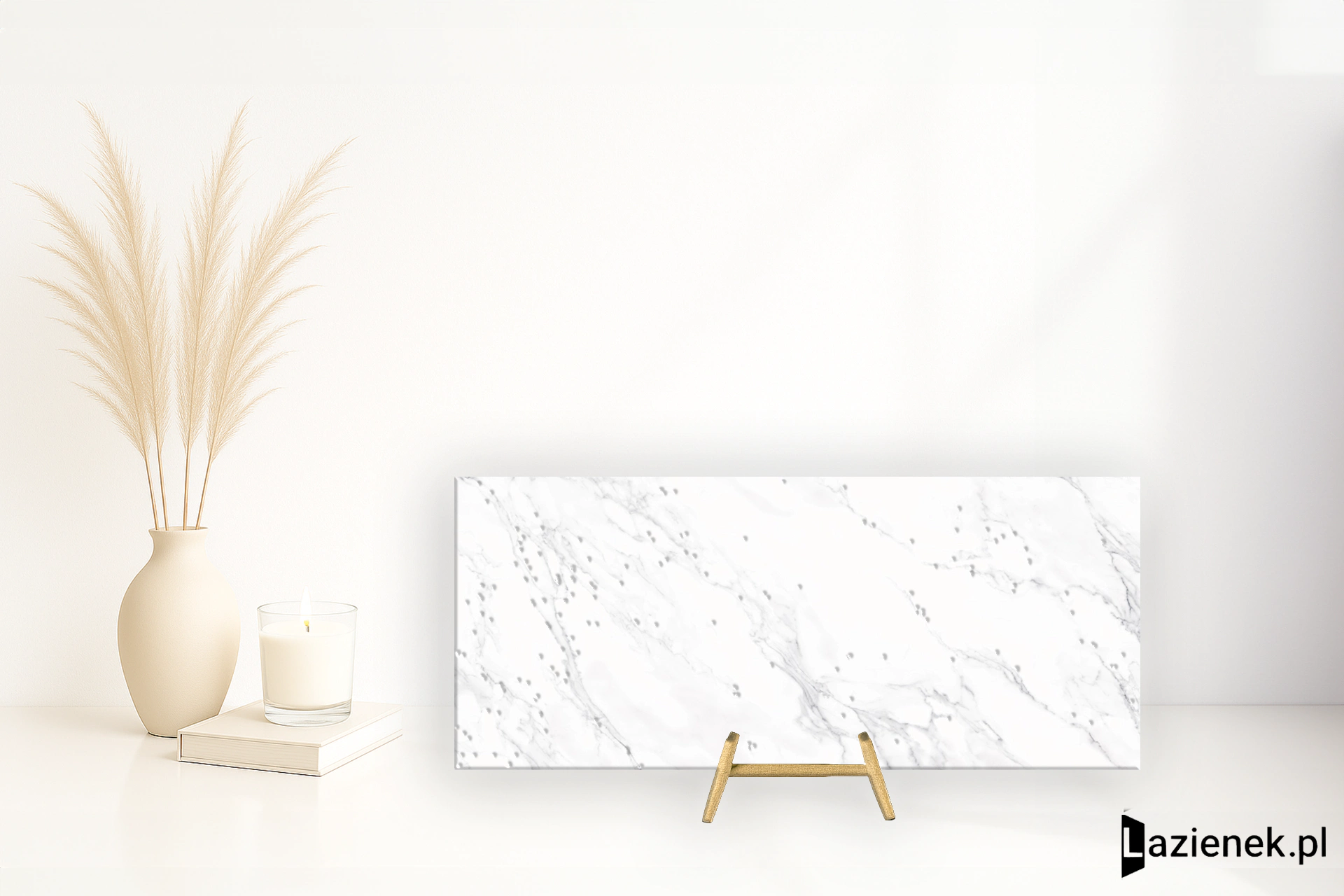 La Fabbrica Ava Statuario Statuario półpoler 120x280 cm gr. 6 mm - płytka rektyfikowana / (L)83027